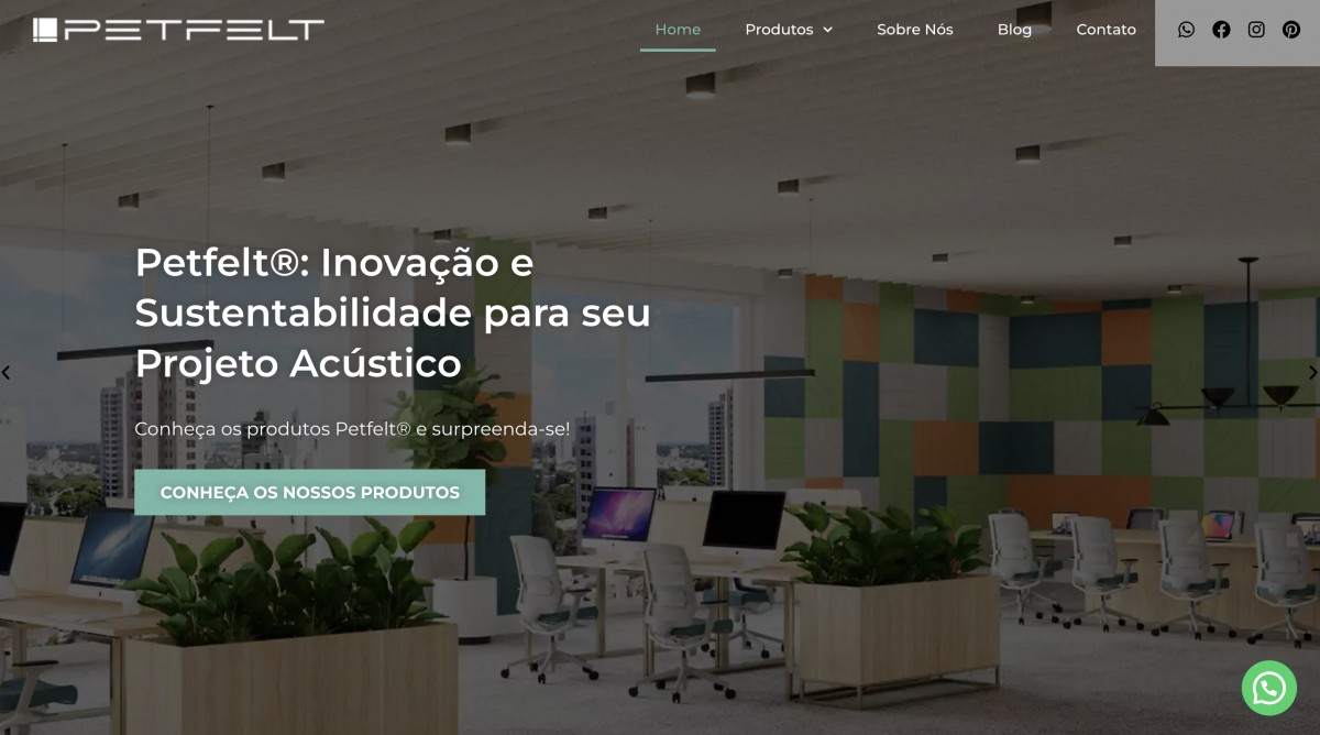 [Petfelt - Soluções acústicas inovadoras e sustentáveis ]